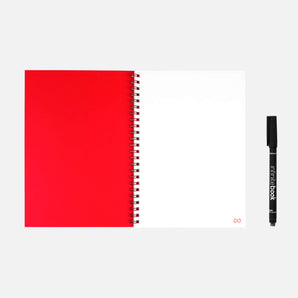 Infinitebook Liso A5 Rojo