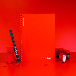 Infinitebook Liso A5 Rojo