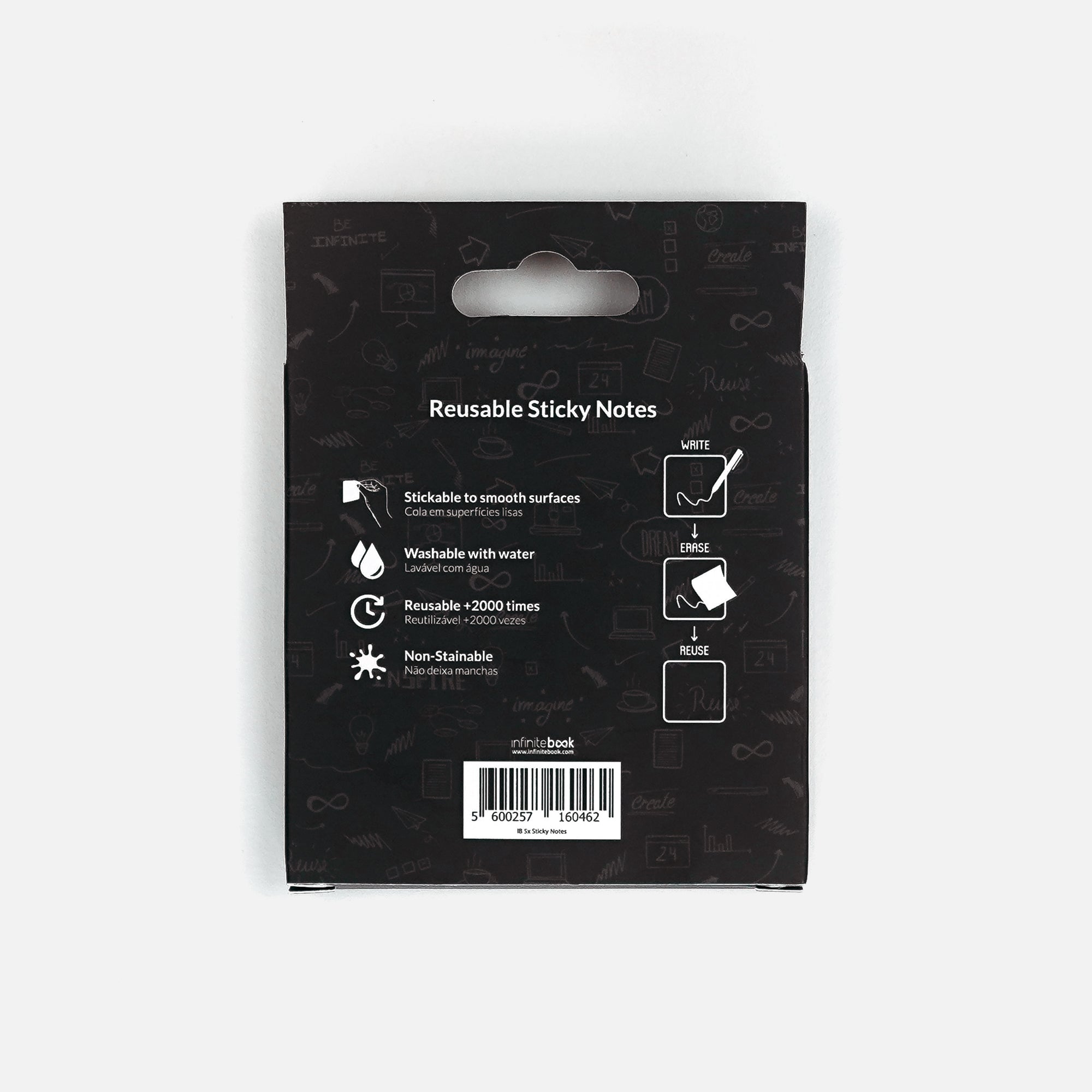 Reusuable Notes Reusable Sticky Notes – Infinitebook