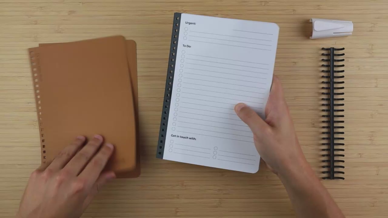 Removable Pages Notebooks Infinitebook